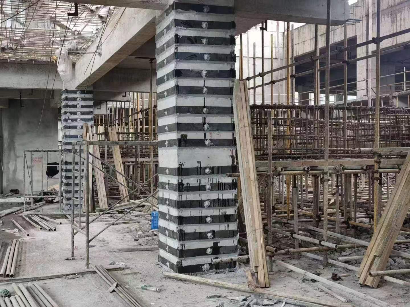 忻州柱子包钢加固施工方案